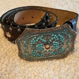 Leather Belt and Buckle